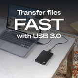 Seagate Portable 5TB External Hard Drive HDD – USB 3.0 for PC, Mac,