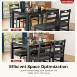 Sophia & William Marble Design Kitchen Table and Chairs
