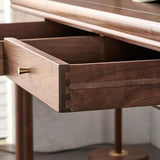 SONGCHAO Corner Desk Black Walnut Chinese Style Home Study Desk