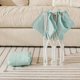 Regalo My Cot® Portable Toddler Bed with Fitted Sheet, Foldable Kids Travel Bed & Camping Cot, Includes Washable Quilted Sheet, 48” x 24.5” x 9”, Seafoam