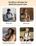 Beleduc Neck and Back Massager with Soothing Heat, FSA Eligible, Cordless Neck Shoulder Massager, Upgraded 4D Shiatsu Deep Kneading Massage for Back Shoulder