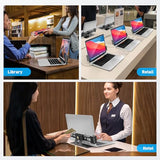 Laptop Locking Station, Premium Aluminum MacBook Security Lock with High-Security Copper Cylinder