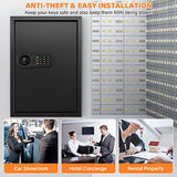 144 Keys Fireproof Key Cabinet, Anti-Theft Heavy Duty Key Lock Box with Key Tags