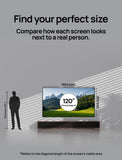 AWOL VISION 120" Fixed Frame Projector Screen, 1.3 dB Peak Gain, The Perfect Combo with LTV-2500, 80% Picture Quality Improved, 4K / 8K Ultra HD, Active 3D Wall Mount Projector Screen, MW-120