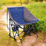 GCI Outdoor MaxRelax Pod Rocker Portable Rocking Chair & Outdoor Camping Chair, Royal Blue