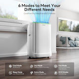 ZAFRO Smart Inverter Portable Air Conditioners, 16000 BTU (12000 BTU SACC)