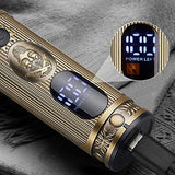 Kodi Prof JMT50A Suttik Painless Tool Nose and Ear for Men and Women, USB Rechargeable Professional Nostril Nasal Eyebrow Facial Ear Hair Trimmer with Gold Knight