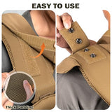 Adjustable Weighted Vest for Men Women – Tactical Vest for Rucking, HIIT & CrossFit, Fits 10x12 Plates, Exercise Vest for Strength Training, Weights Not Included