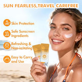 50PCS Mini Sunscreen Bulk, Travel Size Sunscreen SPF 50+, Sunscreen Packets, Bulk Mini Sunscreen for Face & Body, Lightweight, Waterproof & Non-Greasy, Perfect for Thank You Gifts & Beach Must Haves