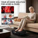 SEDOZIK Vibration Plate Exercise Machine, 450lb Capacity Whole Body Vibrating Plate for Lymphatic Drainage, Shaker Board Platform for Weight Loss with Resistance Bands Bluetooth 120 Speeds, Black