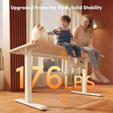 FEZIBO Standing Desk, 48 × 24 Inches Electric Height Adjustable