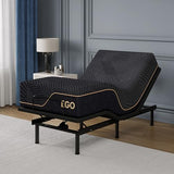 EGOHOME Twin XL Adjustable Bed Frame and 14" Cooling Memory Foam Mattress | Zero Gravity