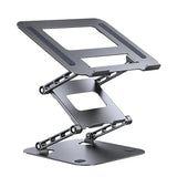 DTTLYQF 3-Layer Adjustable Laptop Stand Aluminum Alloy Portable Foldable Cooling Computer