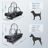 Dog Treadmill for Large Dogs Medium Dogs,Adjustable Ramp Canine Running Slatmill Machine with Pedometer for Exercise & Healthy & Fit Pet Life