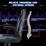Sweetcrispy Computer Video Game Desk Chair: Ergonomic Comfy Lumbar Support