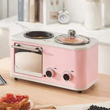 OREKPOT Breakfast Maker Machine - Nonstick Frying Pan with Timer, Large Capacity for Eggs, Sausages, Bacon, and Pancakes - Perfect Breakfast Station