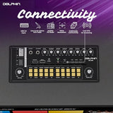 Dolphin KB-18R All-in-One Karaoke Sound System – 18.5” Touchscreen, 18” Woofer, Bluetooth, Android 12, UHF Mic, Rechargeable Battery