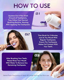 Ktintar Purple Toothpaste for Teeth Whitening, Teeth Whitening Toothpaste, Purple Toothpaste Whitening, Tooth Stain Removal Colour Corrector, Stubborn Stain Removal & Enamel - 1 Fl Oz