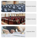 Podium Lectern Stand, Wooden Podium Stand with Wheels, Stable Pulpit with Privacy Pane