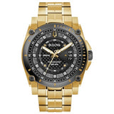Bulova Men’s High Precisionist Quartz Icon Grey IP and Rose Gold Watch