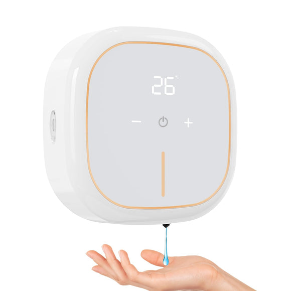 Wall Mount Automatic Liquid Soap Dispenser with Auto Clean, 16.9 oz/500mL Touchless Soap Dispenser YIKHOM