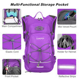 LARIPOP 18L Hydration Backpack with 2L BPA-Free Leak-Proof Water Bladder, Lightweight Breathable Reflective Daypack for Hiking Cycling MTB Trail Running Camping Men Women