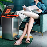 FWTCVB Stainless Steel Big Kitchen Bathroom Trash Can Recycle Storage