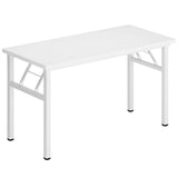 DlandHome 47 inches Folding Table Computer Desk Portable Activity Table Conference Table Home Office Desk