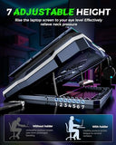 ChillCore RGB Gaming Laptop Cooling Pad with 5.5" Turbo Fan, Rapid Cooling for 15.6-19.3" Laptops