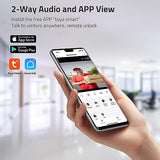 Wireless WiFi Video Doorbell Intercom System, 1080P Video Door Camera with Monitor