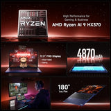 NIMO 17.3" AI Laptop, 12 Cores AMD Ryzen AI 9 HX 370 32GB RAM 1TB SSD