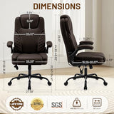 Hayelf Ergonomic Office Chair, PU Leather High Back Executive Chair