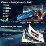 10 inch Android 15 Tablet, 2026 Tablet with Keyboard, 24GB+256GB+2TB Expand