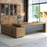 L-Shape Executive Desk, Wood L-Shape Office Executived Desks, Manufactured Wood Computer Desk
