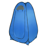 Outvita Pop Up Shower Tent, Instant Privacy Camping Changing & Toilet Tent, 6.23FT Portable Outdoor Shelter for Hiking Fishing Picnic Beach with Carring Bag 4 Stakes (Blue)