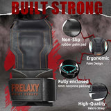 Frelaxy Lifting Wrist Straps, Rubber Weight Lifting Grips with Non-Slip Palm & Wrist Wraps Support for Deadlifts, Pull Ups, Rows