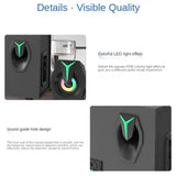 ZSRUIKJN Multimedia Overweight Subwoofer Mobile Phone Plug Card Speaker Active Laptop