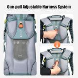 Wipha Baby Backpack Carrier - Lightweight Toddler Hiking Backpack Carrier, Adjustable Baby Carrier with Sunshade, Breathable Design, Large Storage, Travel & Camping (Green)
