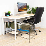 Mount-It! Rolling File Cart with Locking Casters, Mobile Filing Cabinet for Letter and Legal Size Folders