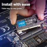 Crucial 64GB DDR5 RAM, 5200MHz (or 4800MHz) Laptop Memory Kit, SODIMM 262-Pin