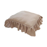 PYmijimy Chair Cushion Pad Seat Upholstery with Removable Cover and Ties Hold for A Decoration in European(Milk Tea)