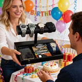 Hit design Watch Display Stand for Men, Watch Holder Organizer for Men with Bracelet Display Stand, Watch Organizer and Watch Storage Tray, Watch Holder Display Stand for Watches and Bracelets