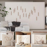 Foldable Soft Paper Screen, Temporary Room Divider for Living Room