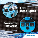 Kid Trax 12V ATV for Boys and Girl Toys - Toddler Ride On ATV, Kids' Electric Vehicle, ATV Quad Car Toy w/ 2 Speed, Led Headlights, Four Wheelers Ride On Toy, Max Weight 77 lb, Ages 3-8, ICE Blue