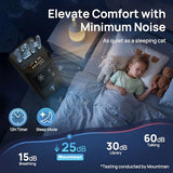 Swamp Cooler, 1800 CFM Windowless Portable Air Conditioners with 4.2 Gal Water Tank, 120° Swing,12H Timer,3 Modes & 3 Speeds,4 Ice Packs, Evaporative Air Cooler for Room,Bedroom,Office,Black