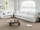 Oversized Modular Sectional Sofa, Comfy Down Fill Cloud Couch, 3 Seater Modular Sofa Couch with One Single Seat