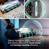 Shark PowerDetect Cordless Stick Vacuum, Powerful Suction, HEPA Filtration, Carpet & Hard Floor, Portable, Stick Vacuum for Pet Hair, Java Ice Blue, IP1255
