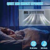 GarveeLife 12000 BTU Window Air Conditioner - 3-in-1 Cooling, Fan & Dehumidifier, Wi-Fi & Remote, Rooms up to 750 Sq.Ft - Energy Efficient, Quiet - White, US Standard 115V