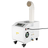 Ultrasonic Industrial Agricultural Humidifer, 0.79Gal/H Smart Commercial Humidifier with LCD Screen & humidity Sensor Automatic Mist Cooling Sprayer Airflow for Warehouse Greenhouse Garden Etc
