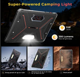 CHANDUELEC R9 Plus Rugged Tablet 11 inch Android 14 Tablets, 20080mAh Waterproof Tablet, 2K 24GB+512GB/2TB TF Work Tablets, 64MP+16MP Octa-Core IP68&IP69K/4G Dual SIM/5G WiFi/Face ID/GPS/OTG